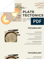 Plate Tectonics Epicenters