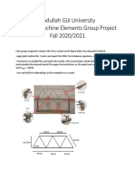 Abdullah Gül University ME 301 Machine Elements Group Project Fall 2020/2021