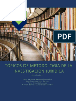 Tópicos de metodología de la investigación jurídica