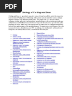 Histology of Cartilage and Bone