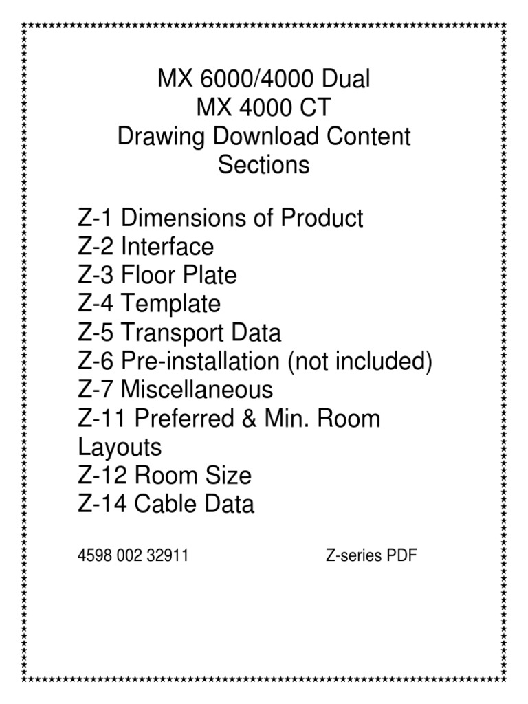 MX 6000/4000 Installation Guide | PDF