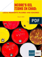 Glencore'S Oil Operations in Chad:: Local Residents Injured and Ignored