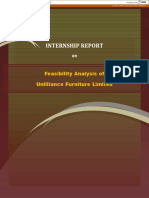 Internship Report: Feasibility Analysis of Unilliance Furniture Limited