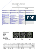 Neuro MRI Protocol