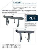 Banchi Trafila A Mano: Manual Drawbenches - Bancs D'Etirage Manuel - Bancos Trefiladora de Mano