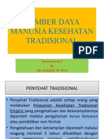 3. Sdm Kesehatan Tradisional