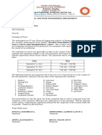 Letter For The Use of Laboratory Format