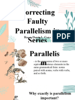 Correcting Faulty Parallelism in Writing