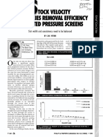 Ill Slotted Pressure Screens: Slot Width and Consistency Need To Be Balanced