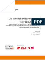 Branchenanalyse Windenergieindustrie