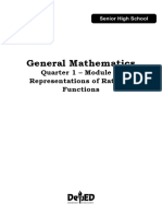 Representing Rational Functions Through Tables, Graphs and Equations