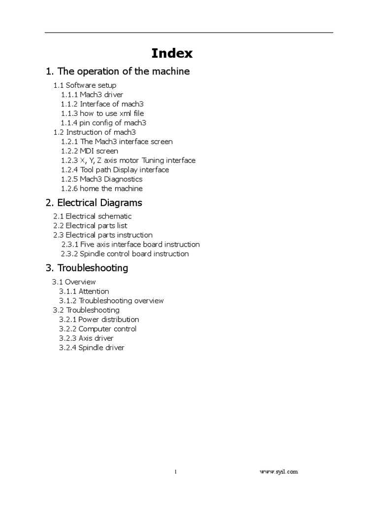 Mach3 Manual PDF Troubleshooting Electric Motor