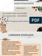 Reg A - Kelompok 5 - Landasan Sosiologis - Ayu LusianaTamba (A1C420086), Dewi Sulistyo Rini (A1C420002) - 1