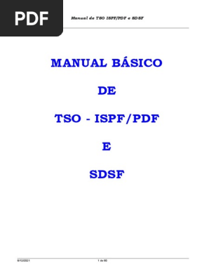Manual Básico de TSO e ISPF | PDF | Caixa alta e caixa baixa