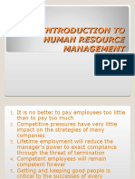 Human Resource Management - 1