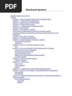 Distributed System Answer Key