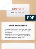 Chapter Iv (Deontology)