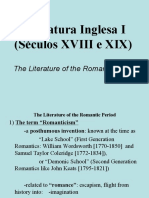 Literatura Inglesa I (Séculos XVIII e XIX) : The Literature of The Romantic Period