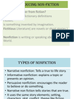 Differences Between Fiction and Non-Fiction