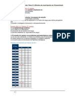 Preguntas de Exámenes. Tema 3 - Métodos de Investigación en Psicopatología