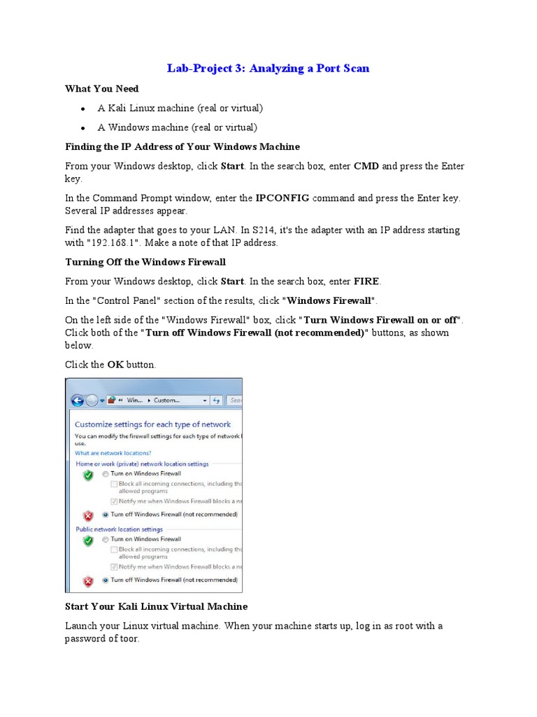 LabProj 03 PDF Transmission Control Protocol