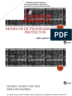 Modelos de Prog. de Proyectos