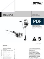 Manual Mototaladro Sthil BT45