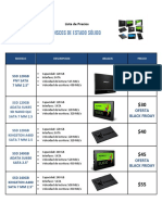 Lista de Precios SSD