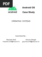 Android OS Case Study: Operating Systems