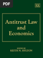 Anti Trust Law and Economics