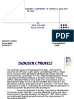 Asset Liability Management & Financial Analysis at NTPC