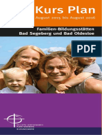 Kurs Plan August 2015 Bis August Familien Bildungssttten Bad Segeberg Und Bad Oldesloe