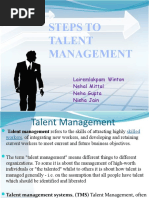 4 steps of talent management