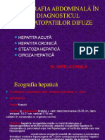Ecografia in Diagnosticul Hepatopatiilor Difuze
