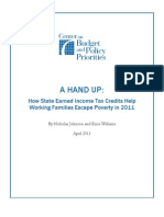 A Hand Up:: How State Earned Income Tax Credits Help Working Families Escape Poverty in 2011