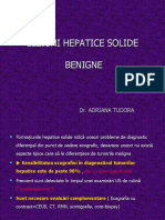 Ecografia in Leziunile Hepatice Solide Benigne