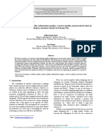 The Influence of System Quality, Information Quality, E-Service Quality and Perceived Value On Shopee Consumer Loyalty in Padang City