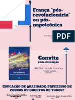 França Pós-Napoleônica DIREITOS