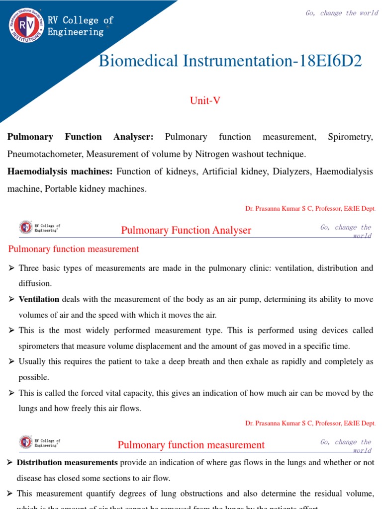 BMI - Unit V | PDF | Exhalation | Lung