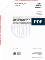 ABNT ISO-TS 17665-2 - 2013 - Esterilização de Produtos Para Saúde - Vapor - Parte 2 - Guia de Aplicação Da ABNT NBR ISO 17665-1