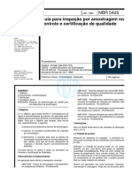 ABNT NBR 5425 - 1985 - Guia para Inspecao Por Amostragem No Controle e Certificacao de Qualidade