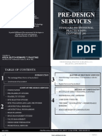 Front Cover: Pre-Design Services