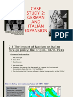 Case Study 2: German AND Italian Expansion