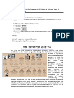 Mendel's discoveries and the stages of mitosis and meiosis