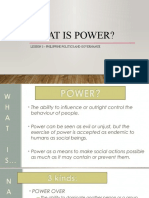 What Is Power?: Lesson 3 - Philippine Politics and Governance