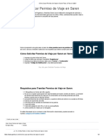 Cómo Sacar Permiso de Viaje en Saren Paso A Paso en 2021