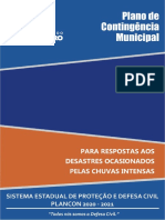 Plano de Contingencia Municipal Chuvas Intensas Ttico Operacional Revisado em 22-12-2020