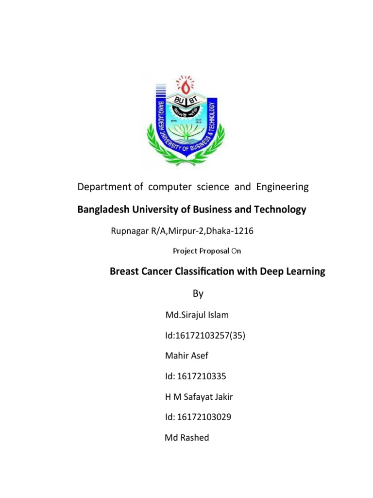 Breast Cancer Diagnosis Using Deep Learning | PDF | Cancer | Breast Cancer