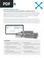 FSP 150-XG100Pro Series: 10G Programmable Demarcation, Aggregation and Edge Computing