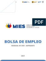 Bolsa de empleo MIES - Manual del aspirante